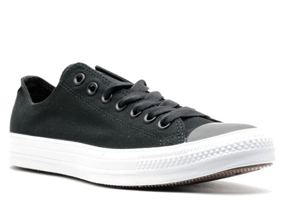 CONVERSE Chuck Taylor II All Star Ox Sneakers Low Top Black White Unisex M6/W8